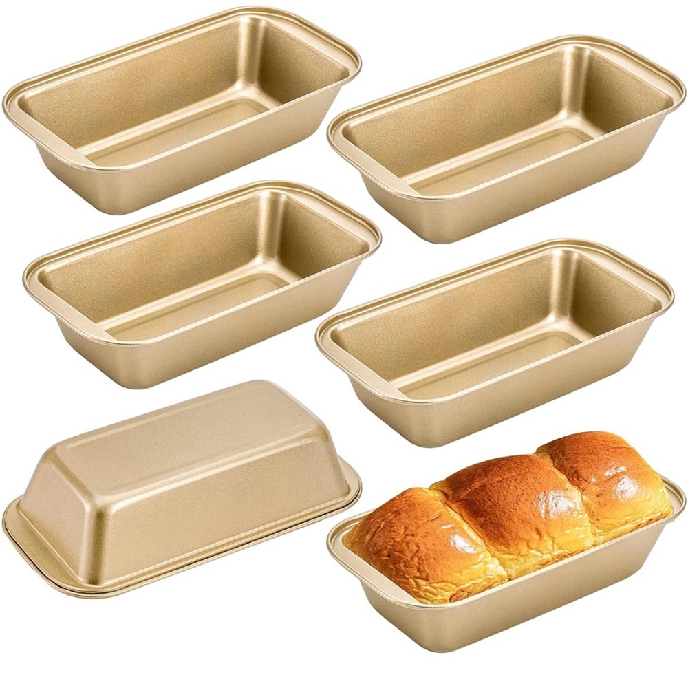 Gold Non-Stick Loaf Pan Set